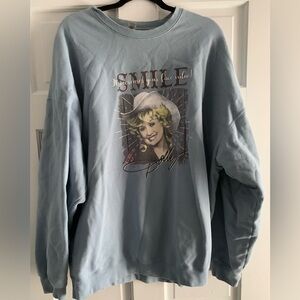 Dollywood Soft Light Blue Sweatshirt
